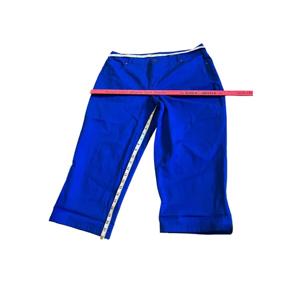 Style&co. Royal Blue Stretch Denim, Size 16 Tummy Control Size 16 - Picture 4 of 5